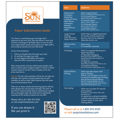 Show details for Sample Brochure - Stock Item