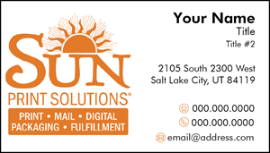 Show details for Sample Business Card - Custom Product