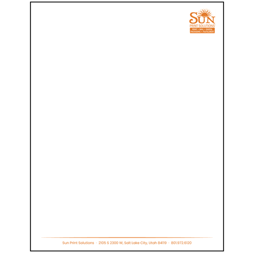 Show details for Sample Letterhead - POD Item